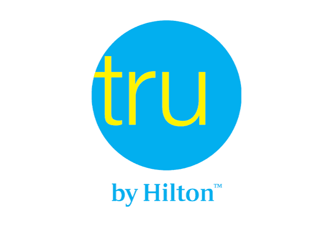 Tru by Hilton hotel brand logo